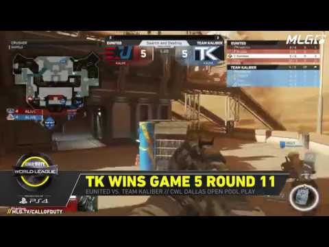 Team Kaliber vs EUnited - Game 5, Round 11 - #CWLDallas Open