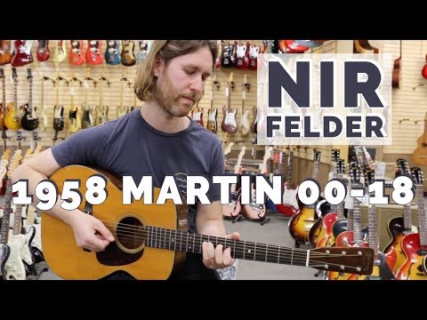 Nir Felder playing a 1958 Martin 00-18 at Norman's Rare Guitars