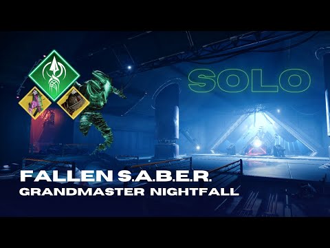 Solo Grandmaster Nightfall "Fallen SABER" with Threaded Specter - Strand Hunter - Destiny 2
