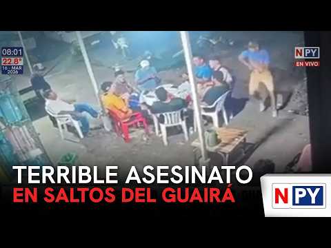 Terrible asesinato en Saltos del Guairá
