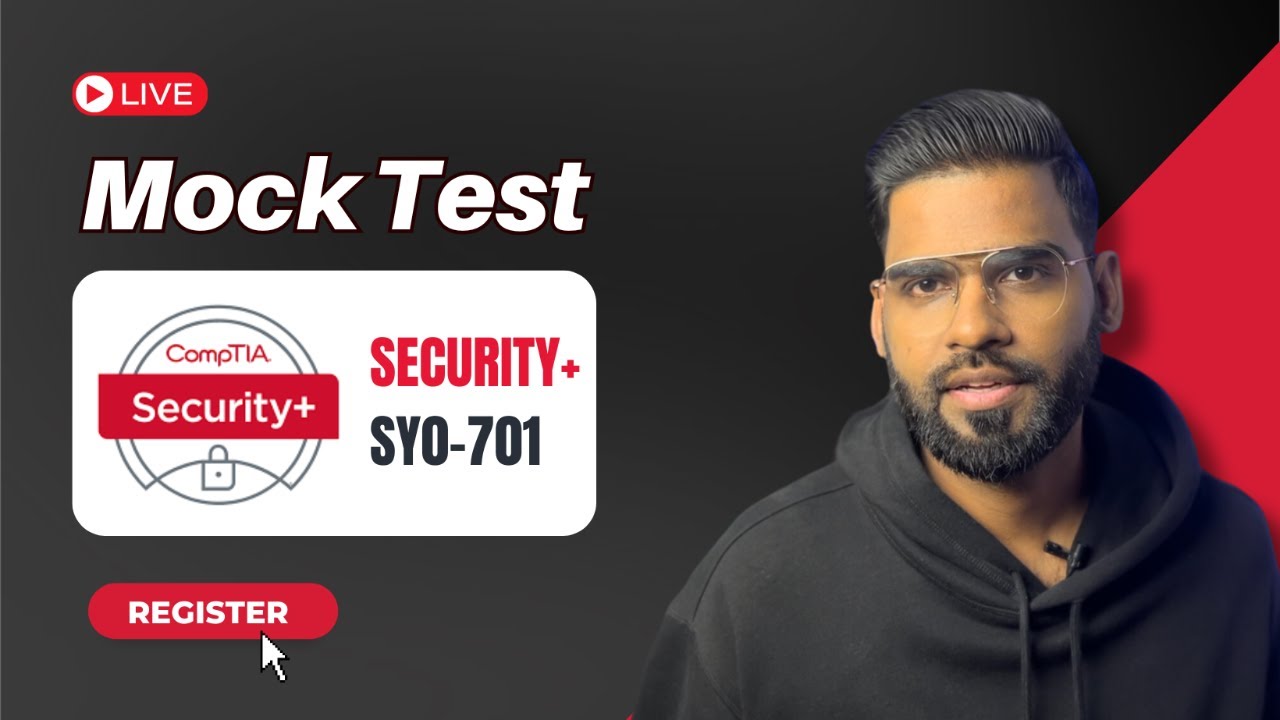 CompTIA Security+ SY0-701 Mock Test | Pass the Exam with Rajneesh