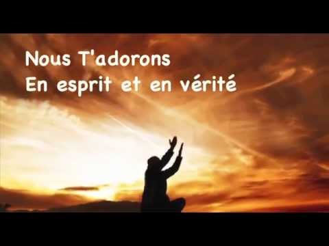 Nicolas Ternisien - Nous T'adorons Ô Père  - chant avec Paroles & Images