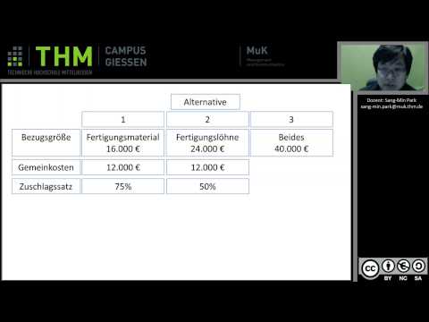 KLR Beispiel summarische Zuschlagskalkulation