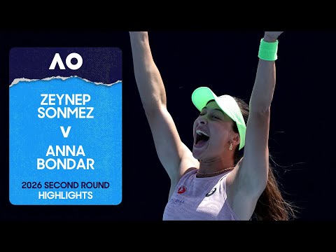 Zeynep Sonmez v Anna Bondar Highlights | Australian Open 2026 Second Round