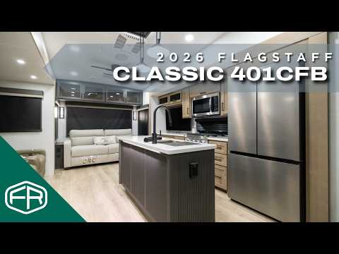 Thumbnail for 2026 Flagstaff Classic Fifth Wheels 401CFB Video