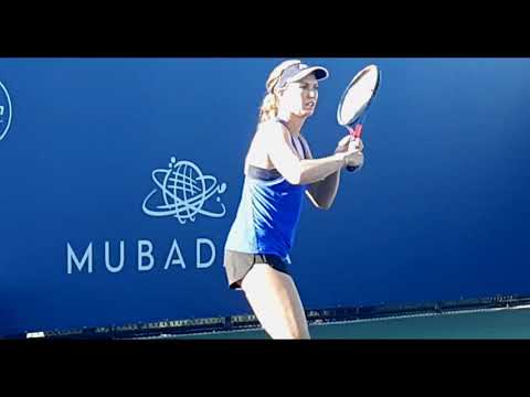 DANIELLE COLLINS PRACTICE AT SAN JOSE