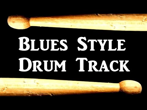Blues Rock Drum Track  80 BPM Drum Beats For Bass Guitar Backing #101