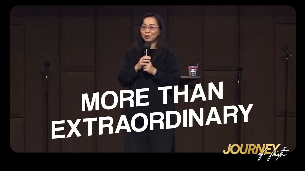 MORE THAN EXTRAORDINARY - Ps. Ruth Julia
