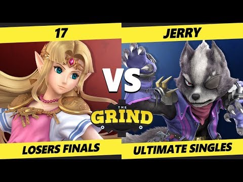 The Grind 121 Online Losers Finals - Jerry (Wolf) Vs. 17 (Zelda) Smash Ultimate - SSBU