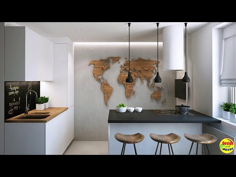 Top 100 Small Kitchen Design Ideas with Bar Counter | Functionality and Placement Options.
