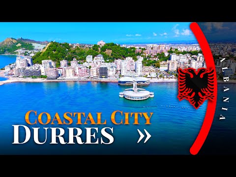 Durres, Albania 🇦🇱 | 4K Drone & Walking Tour Combined (Coastal City of Albania)