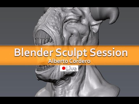 Creature Sculpt Session Part 1 - (Blender)