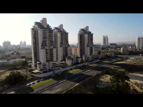 4K Drone Flight Over Beer Sheva's New Buildings: A Stunning Look at the City's Development in Israel