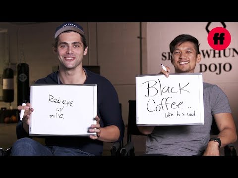 Shadowhunters Cast | Harry Shum Jr. & Matthew Daddario Play The Newlywed Game | Freeform
