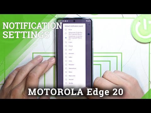 How to Set Custom Notification Sound in Motorola Edge 20 - Pick Notification Song