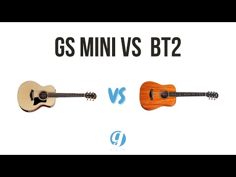 Taylor GS Mini VS Baby Taylor Comparison #acousticguitars #tayloracoustic