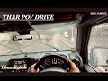 MAHINDRA THAR HEAVY RAIN POV DRIVE 2 2L MHawk DIESEL MANUAL ASMR POV DRIVE 4K 7