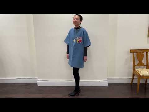 Outfit of the Day (Wearing an Oversized Denim Dress)