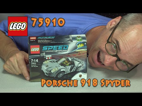 LEGO® 75910-1 Aufbauvideo: Porsche 918 Spyder der Speed Champions vom Jahr 2015 - LY-00473