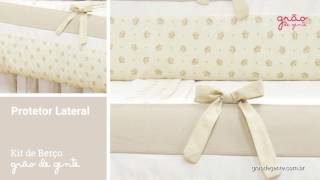 Kit Berço Nobreza Cáqui | Ref: 61726