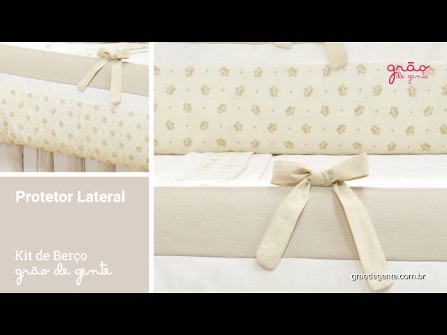 Kit Berço Nobreza Cáqui | Ref: 61726