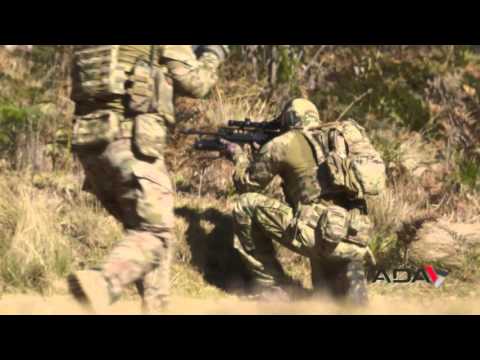 4 man centre peel ambush drill featuring Australian Defence Apparel and Lithgow Arms F90