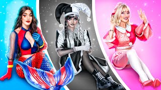 The Amazing Digital Circus Extreme Makeover! How to Become Pomni? Wednesday vs Barbie vs Mermaid!