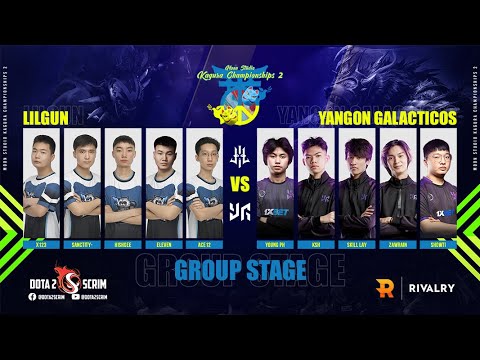 Lilgun vs Yangon Galacticos - Moon Studio Kagura Championships 2 - Group Stage - B02
