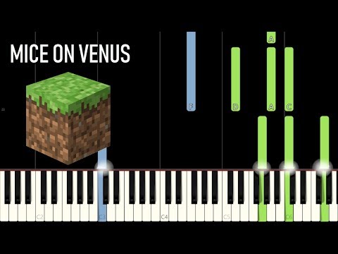 Minecraft - Mice On Venus (Piano Tutorial) [Synthesia]