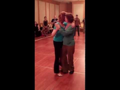 Susana Miller Tango Vals demo, Chicago, with K'ai Roberts Fu