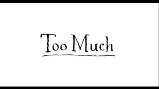 Dan Wilson - Too Much (Love Without Fear Track by Track Commentary)