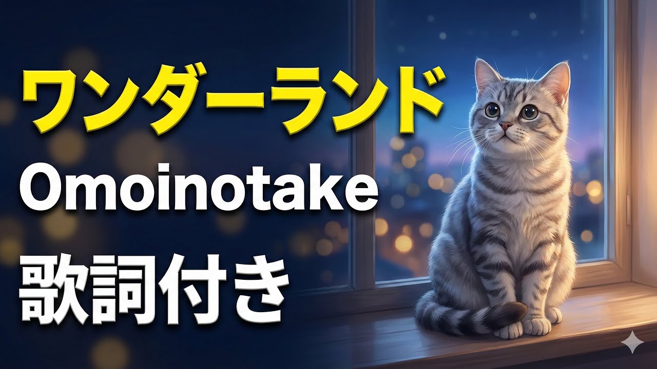 【1時間耐久】Wonderland - Omoinotake【歌詞付き】USJ「ユニ春」テーマソング  卒業・勉強用BGM