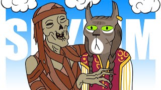 SKYRIM МУЛЬТИПЛЕЕР: БАГИ И ПРИКОЛЫ ПО СЕТИ! | Монтаж | Друзья по Skyrim #14