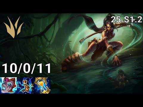 Nidalee Jungle vs Elise - EUW diamond | Patch 25.S1.2