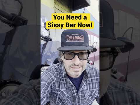 5 Reasons to Get a Sissy Bar Now! #motorcycle