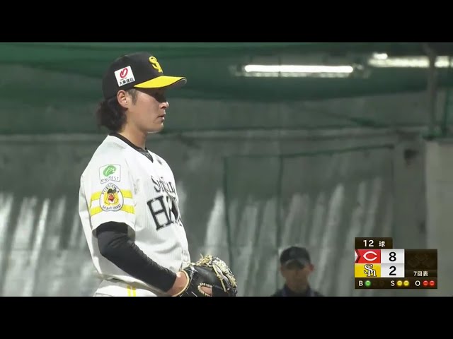 【ファーム】緩急で翻弄!! ホークス・笠谷俊介 奪三振含む3者凡退の好リリーフ!! 2023年9月1日 福岡ソフトバンクホークス 対 広島東洋カープ