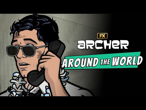 Thumbnail of the video: Archer's Best Travel Hijinks