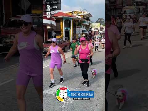 1era edición carrera de la mano con mamá, evento deportivo familiar en Esquipulas. #Esquipulas