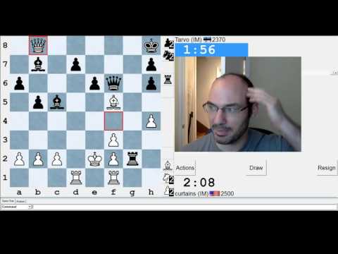 5 minute chess #625: IM Greg Shahade vs IM Tarvo Seeman