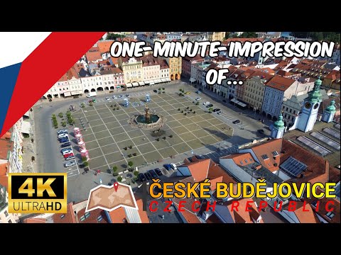 One-Minute-Impression of:📍České Budějovice - Czech Republic 🇨🇿 4K #sightseeing #travel #europe