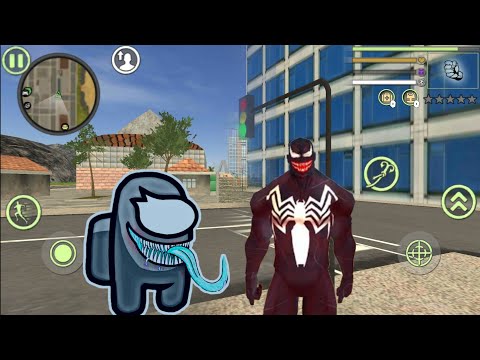 Super Venom Spiderman Rope Hero New Map  #12 Android Gameplay