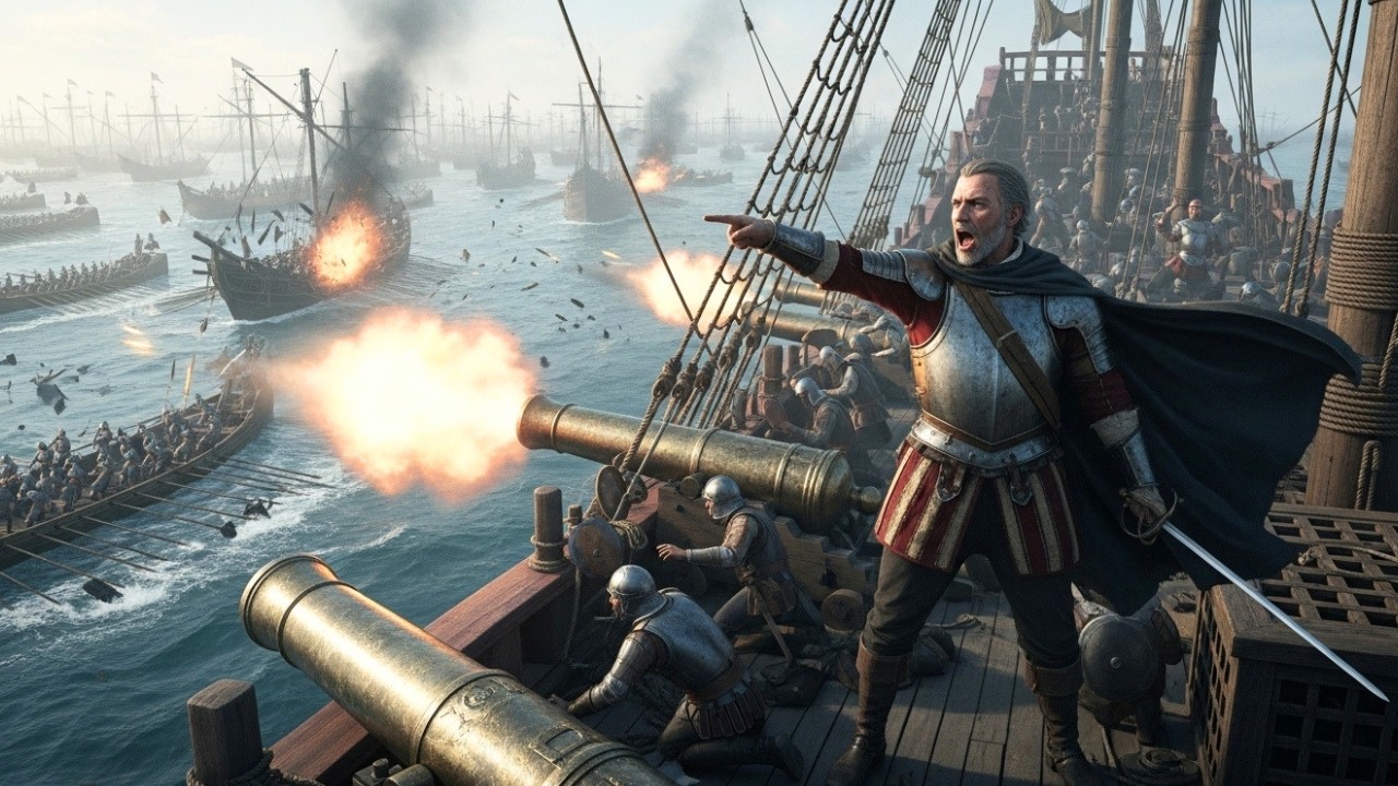 1571 Naval War Horror: 5 Hours That Broke the Ottoman Empire at the Battle of Lepanto