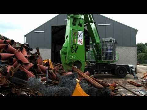 SENNEBOGEN - Scrap Handling: Material Handler 830 with Vario Tool and cabin protective grid, Belgium
