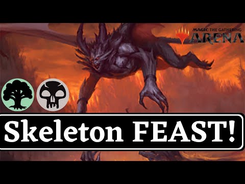 💀🌳 Skeleton FEAST Runs RAMPANT!! | Alchemy Ranked | Crimson Vow | MTG Arena