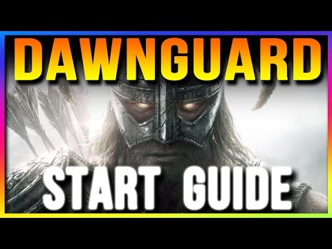 Skyrim Special Edition How to Start DAWNGUARD DLC (Remastered Gameplay Walkthrough Guide)