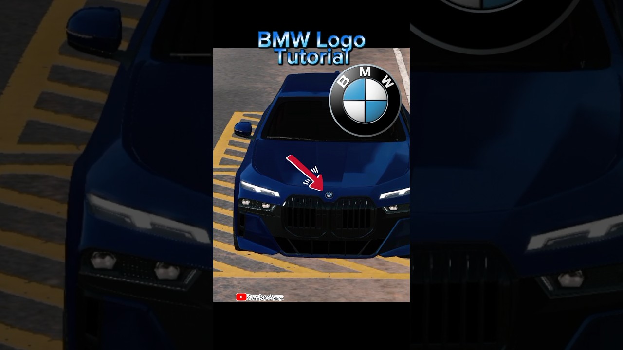 BMW Logo Tutorial Shorts in Car Parking Multiplayer