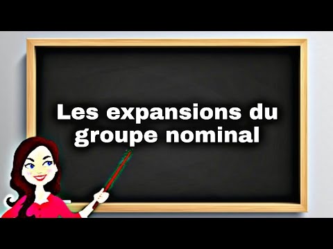 Les expansions du groupe nominal