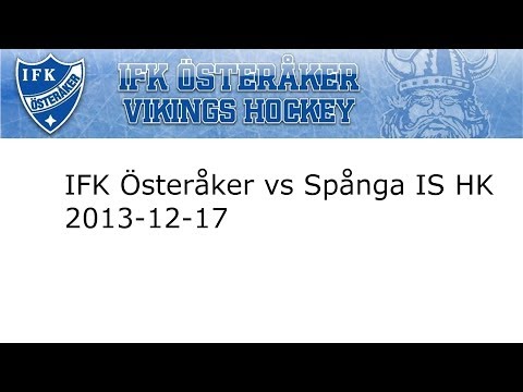 IFK Österåker - Spånga IS HK. A-lag. 2013-12-17