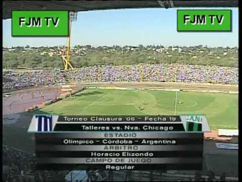TALLERES (cba) 0 NUEVA CHICAGO 1 1T - FECHA 13/05/2006