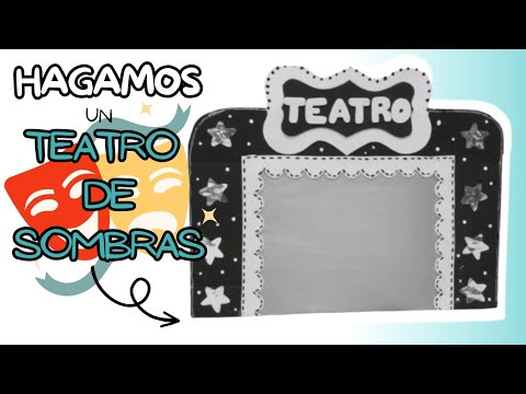 🎭 How to make a SHADOW THEATRE 👧 (easy with CARDBOARD) - Hello Paola